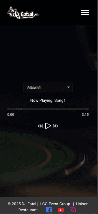 DJ Fatal mobile view